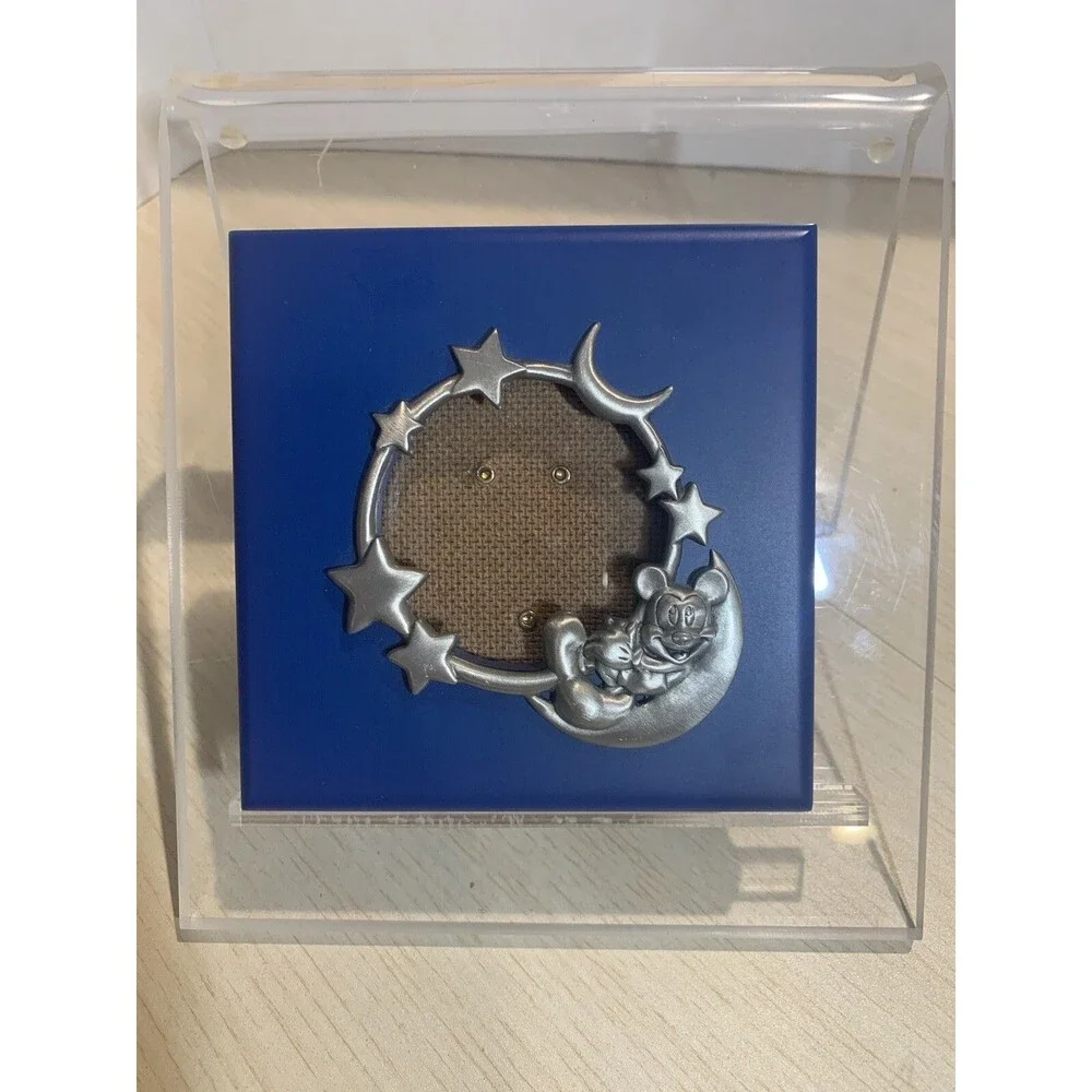 Disney Mickey Mouse Moon/Stars Photo Frame Small Blue Frame